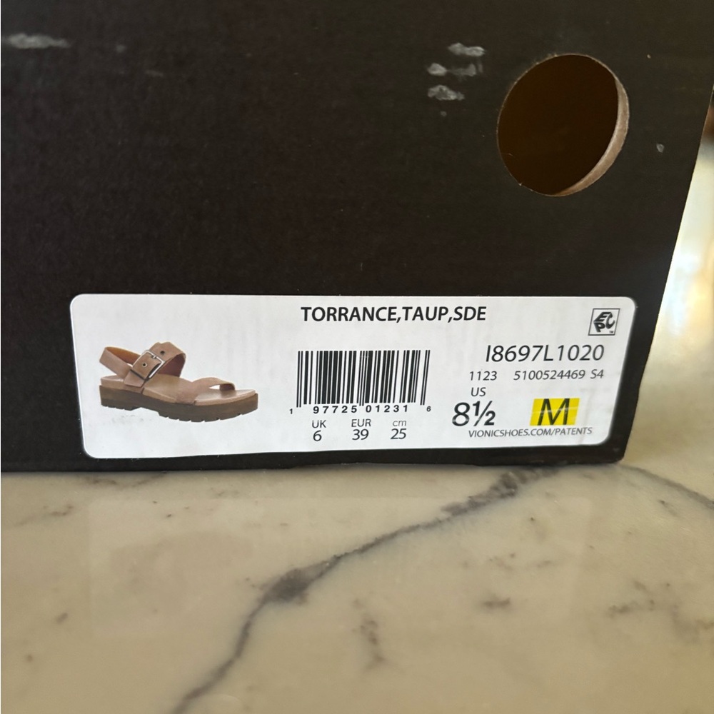 Vionic Taupe Sandals